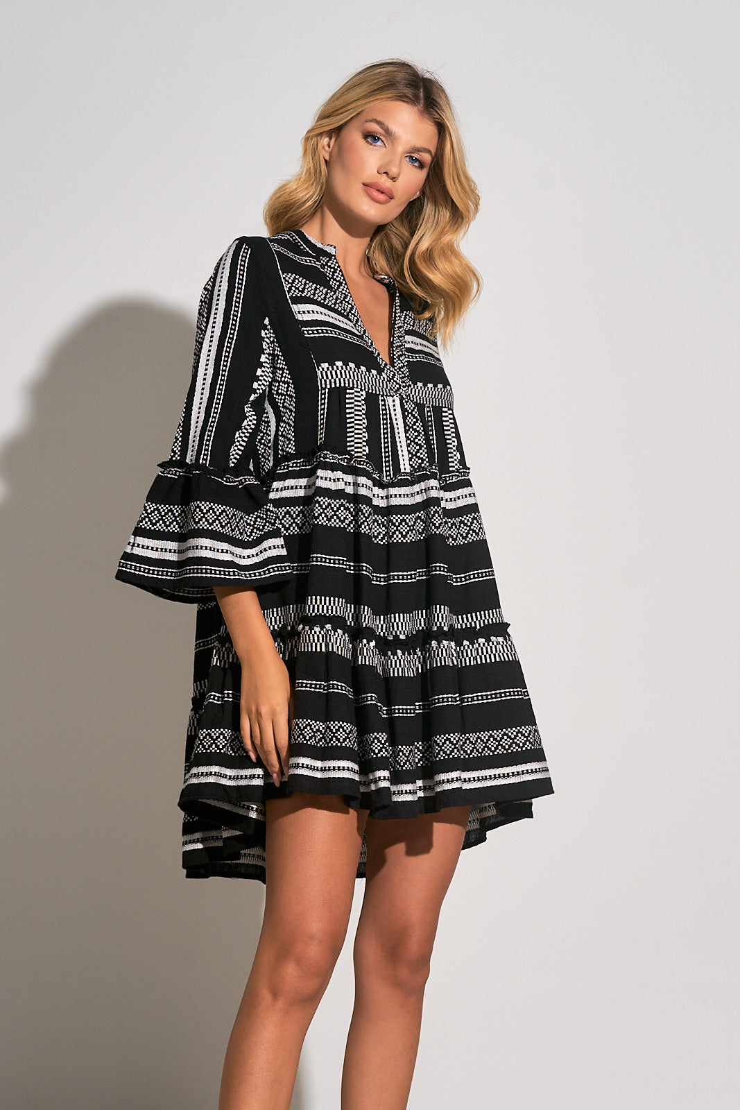Tribal Tiered Dress