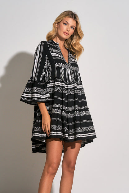 Tribal Tiered Dress