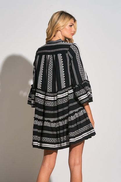 Tribal Tiered Dress