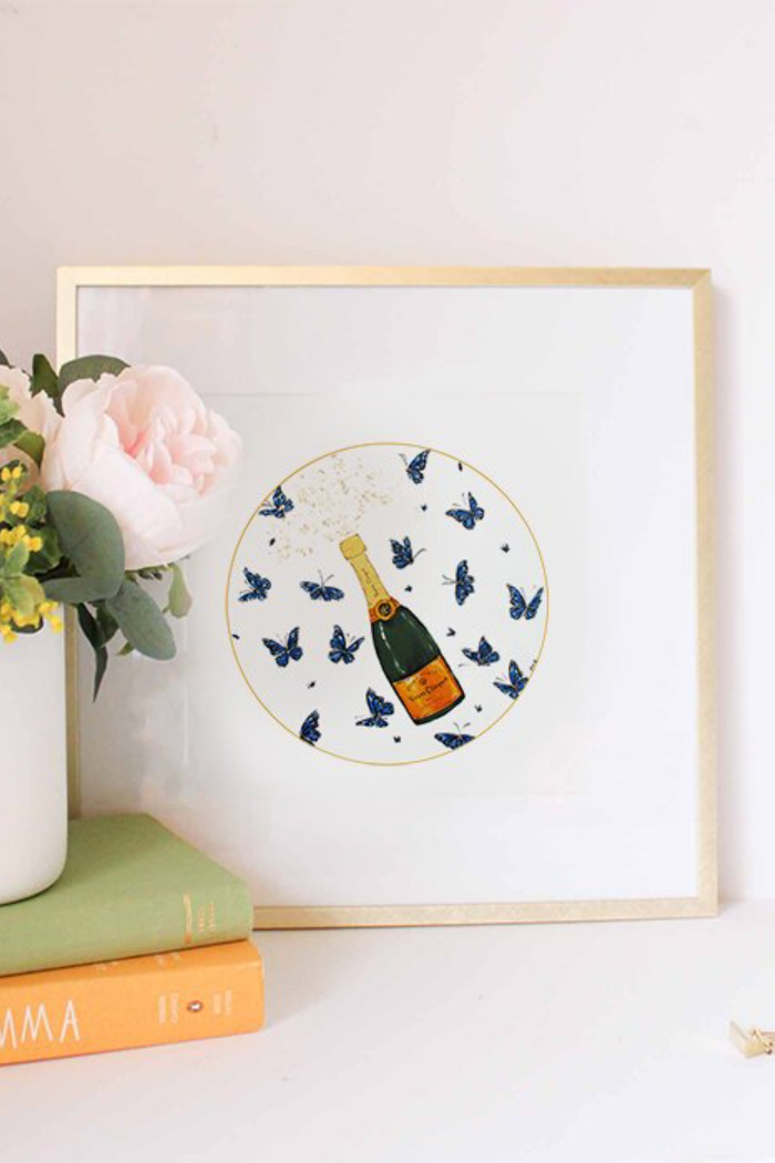 Veuve Framed Print