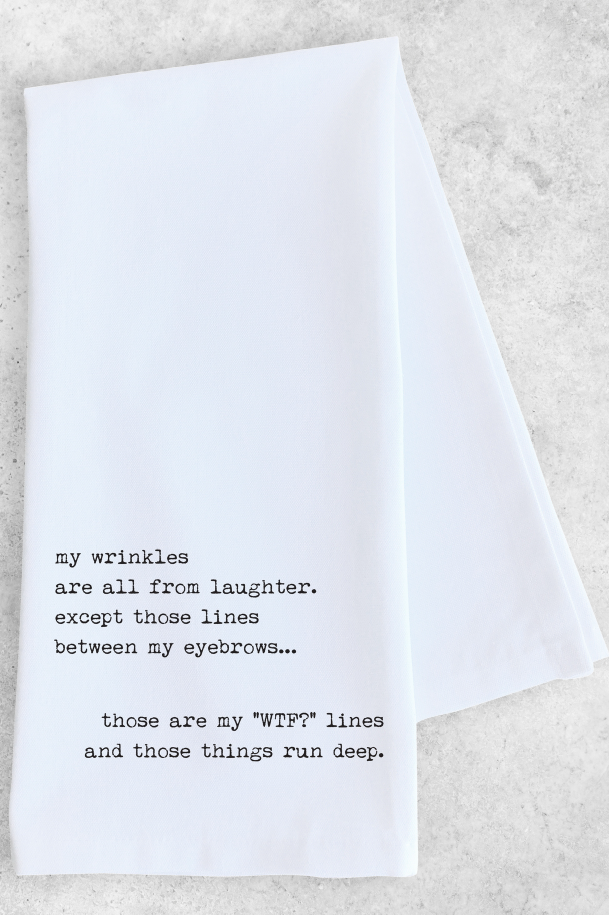 WTF Lines - Tea Towel
