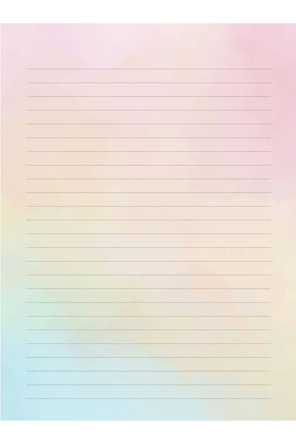 True Colors Lined Stationery