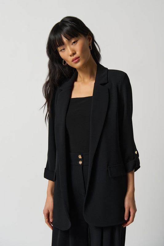 Notched Collar Blazer