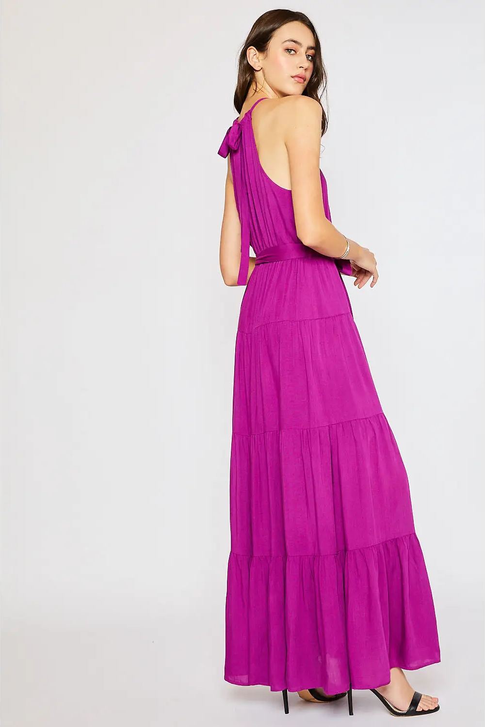 Orchid Tiered Maxi Dress