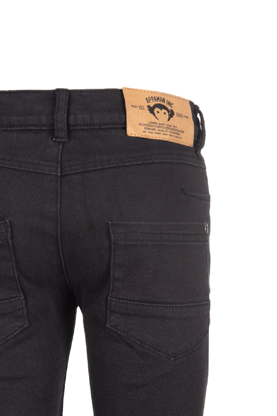 Black Skinny Twill Pants