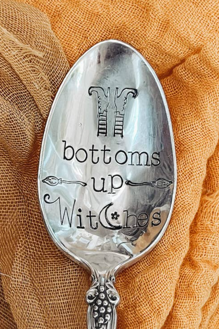 Spoons Fall Themed  hand Stamped