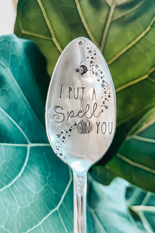 Spoons Fall Themed  hand Stamped