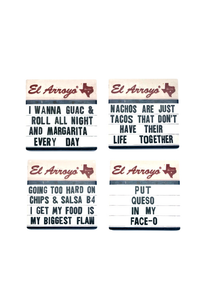 The Whole Enchilada Coaster Set