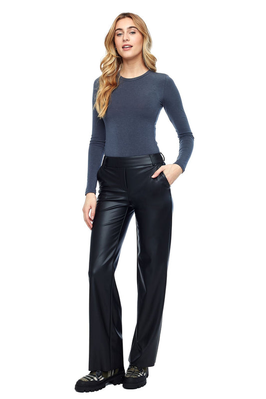Yaelle Pleather Straight Leg