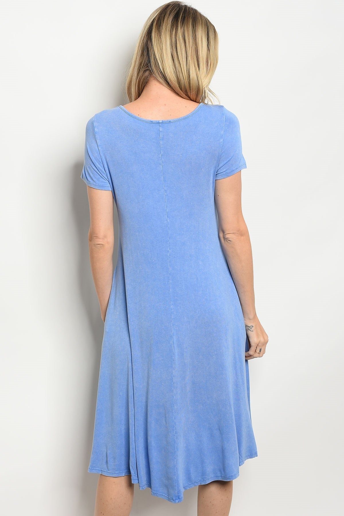 Ocean Crochet Pockets Dress