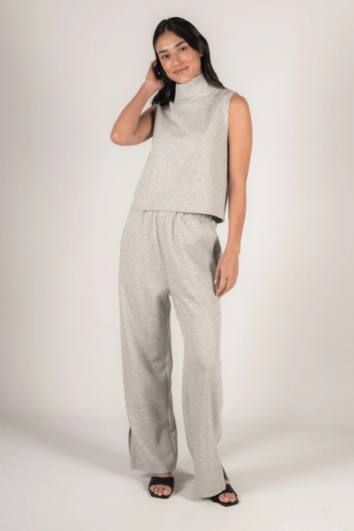 Scuba Modal Cowl Neck Sleeveless Top