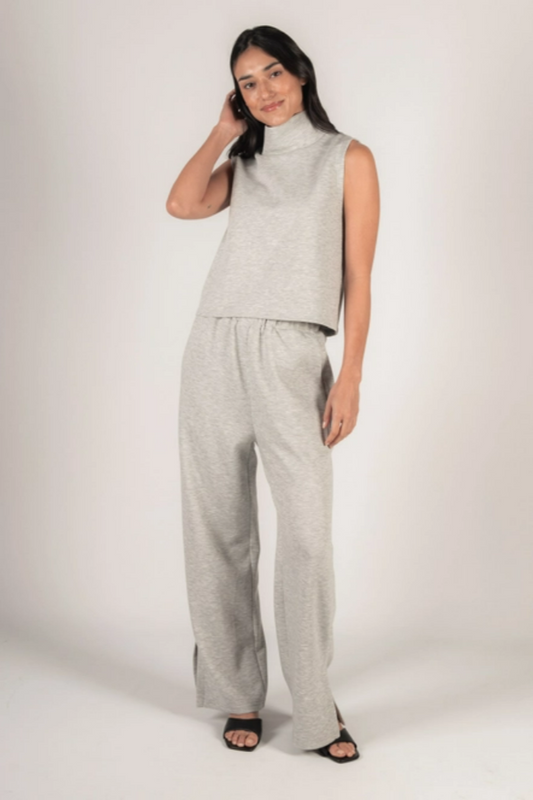 Scuba Modal Cowl Neck Sleeveless Top