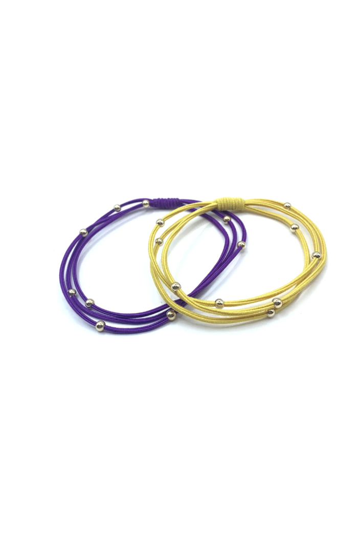 3mm Gold Water Pony Waterproof Bracelet Hair Bands