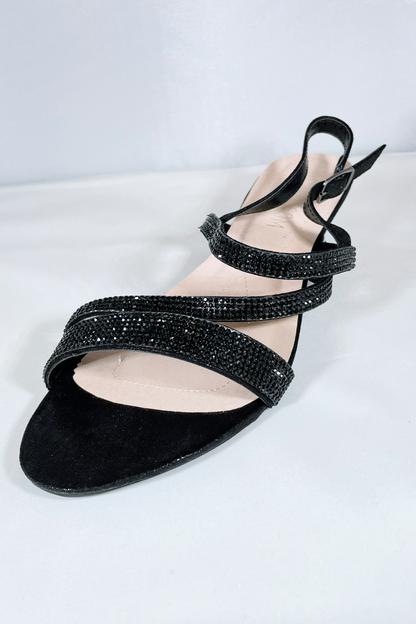 Sparkle Strap Wedge