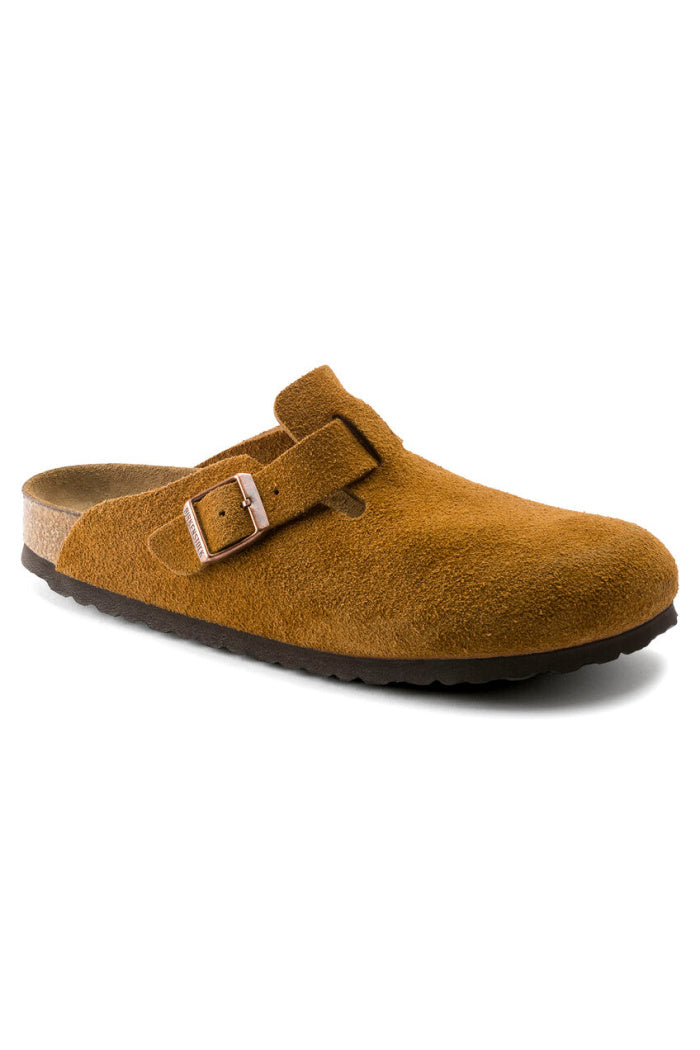 Birkenstock Boston Soft Footbed Suede Narrow/Medium Width