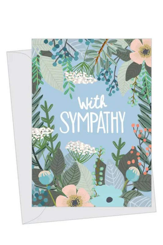 Sympathy Floral Enclosure Card