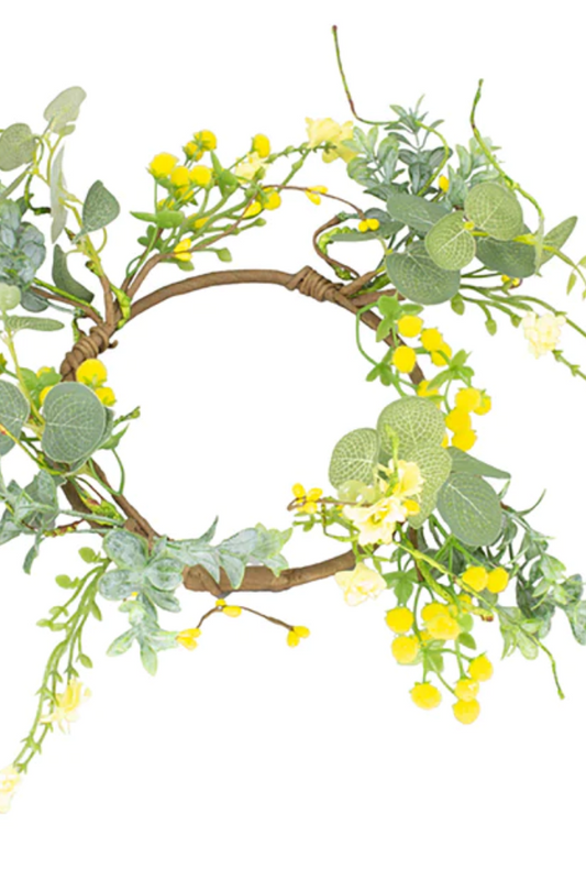Yellow Berry Buttercup Candle Ring