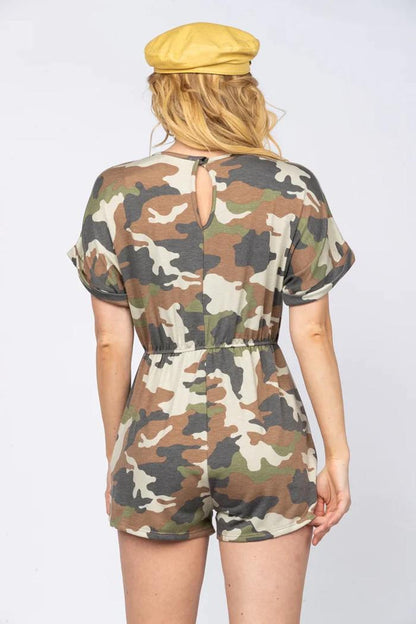 Uflage Folded Sleeves Romper