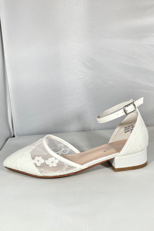 White Lace Shoe
