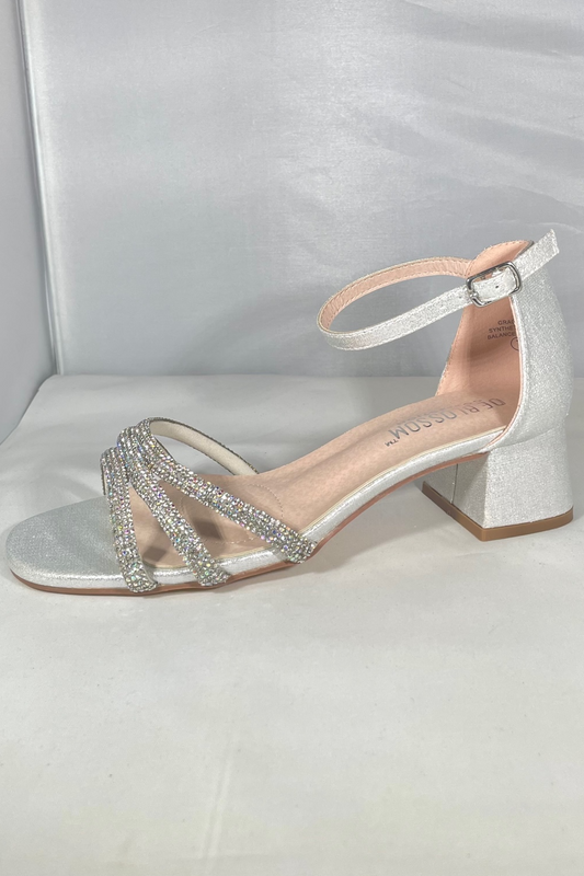 Wide-Width Silver Shoe