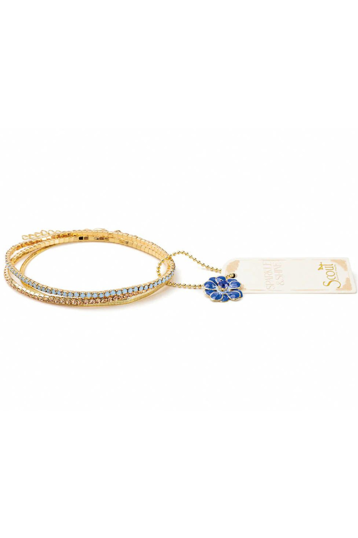 Sparkle & Shine Rhinestone Bracelet Trio