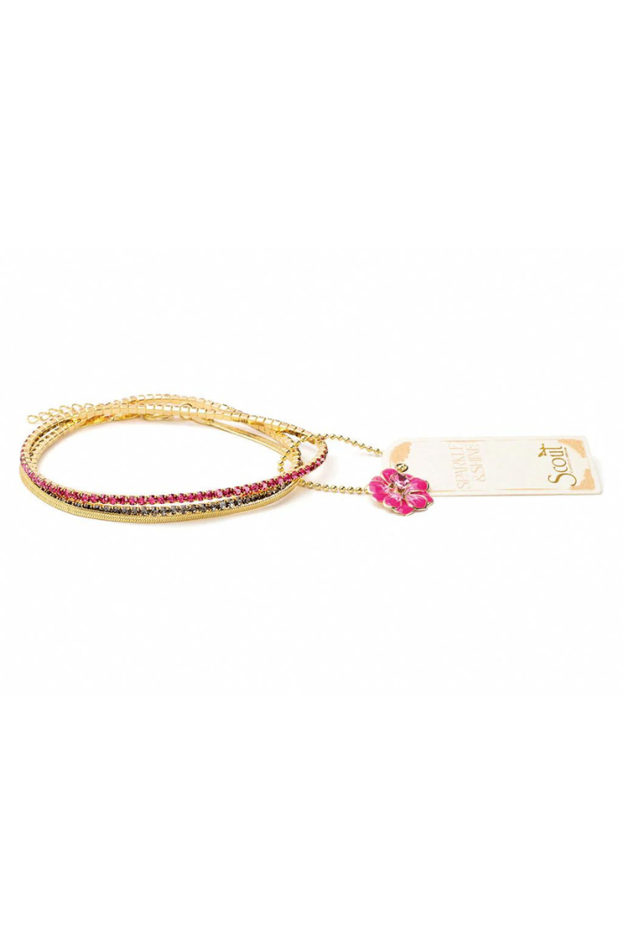 Sparkle & Shine Rhinestone Bracelet Trio