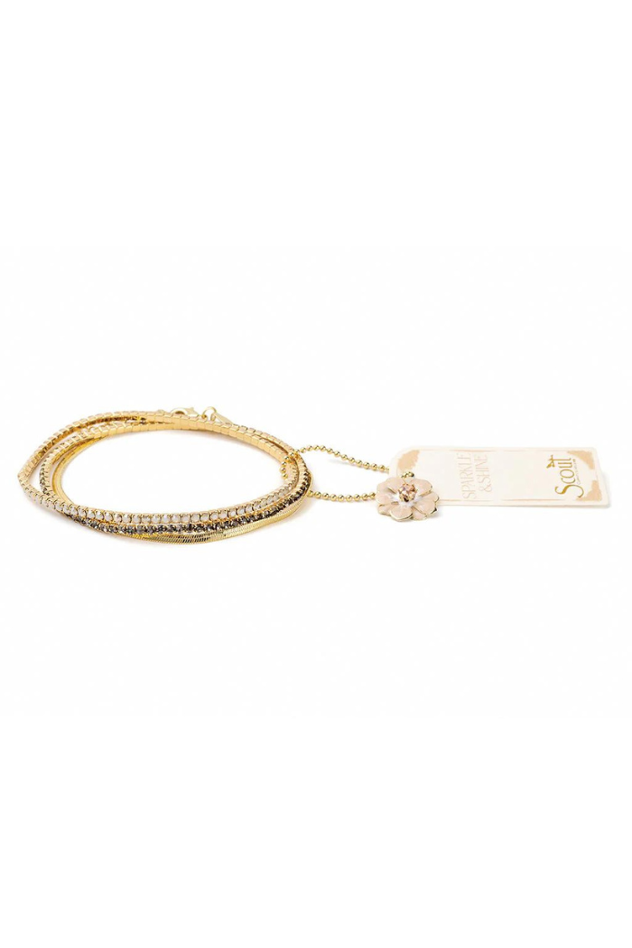 Sparkle & Shine Rhinestone Bracelet Trio