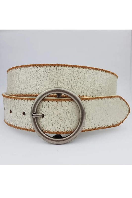 Vintage Leather Belt w/Distress