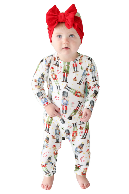 Nutcracker - Long Sleeve Basic Romper