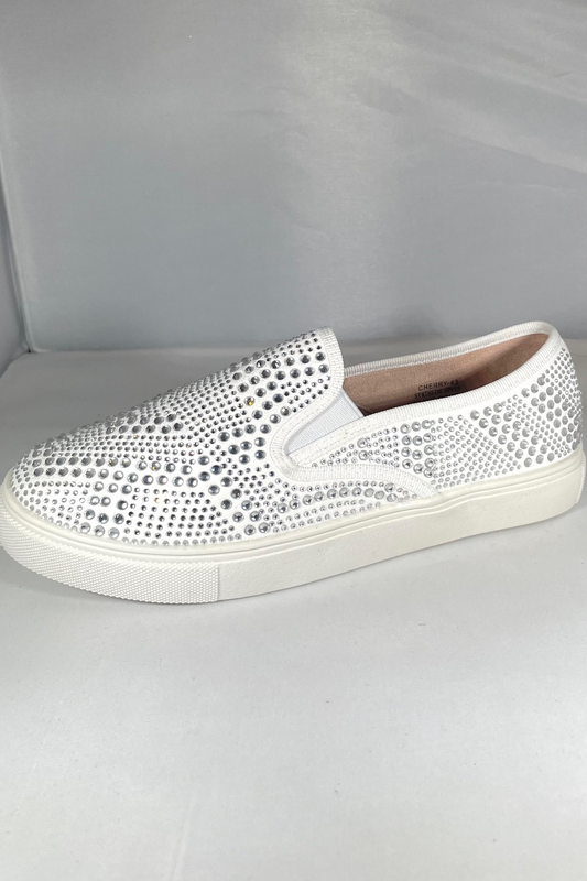 White Sparkle Sneaker