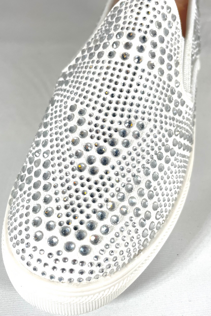 White Sparkle Sneaker