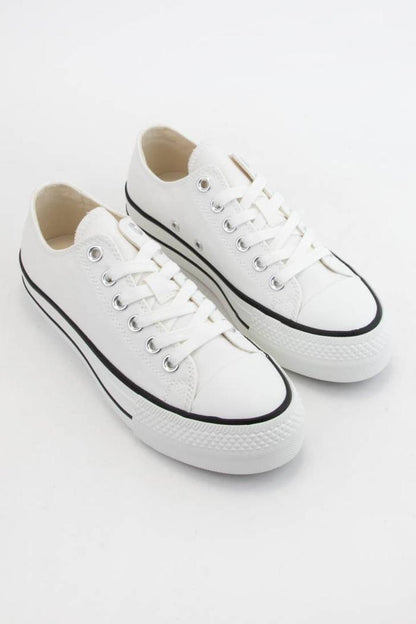 Semi-platform Low Casual Sneakers