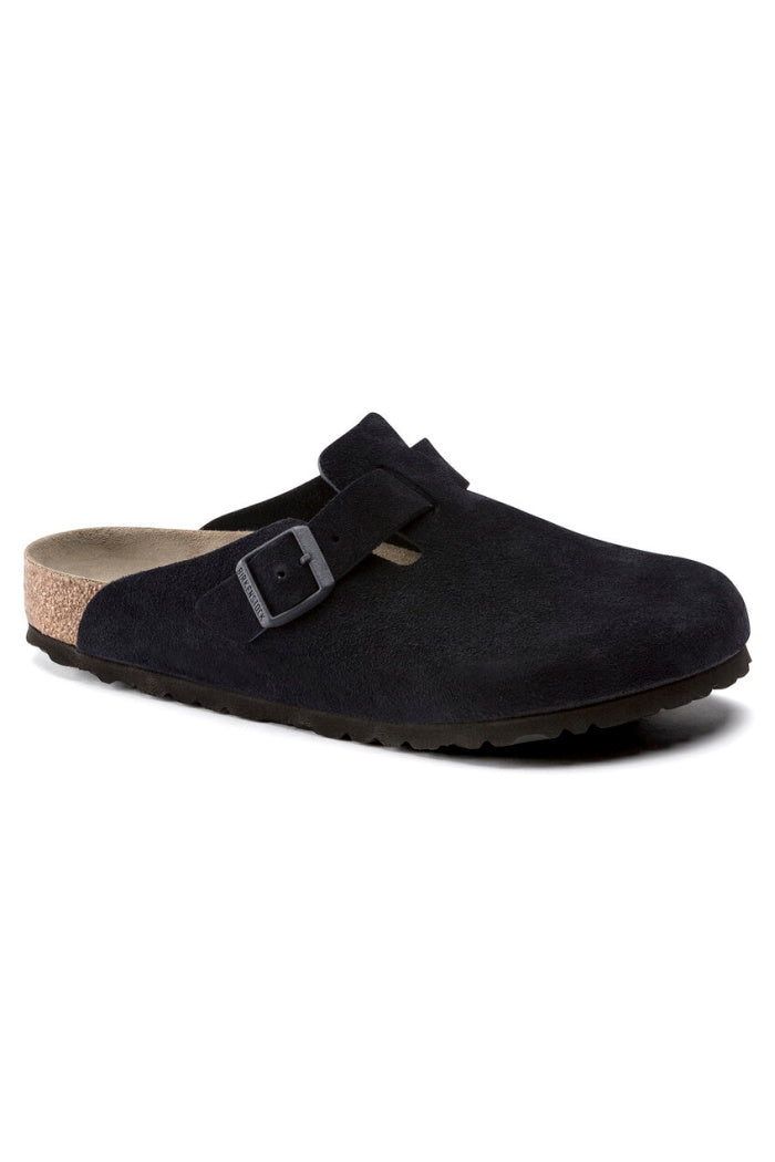 Birkenstock Boston Soft Footbed Suede Narrow/Medium Width