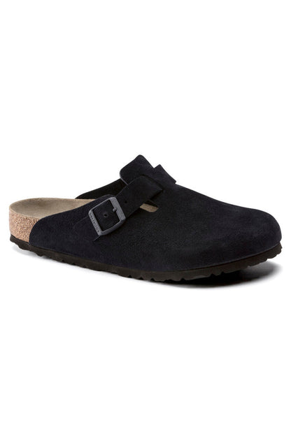 Birkenstock Boston Soft Footbed Suede Narrow/Medium Width