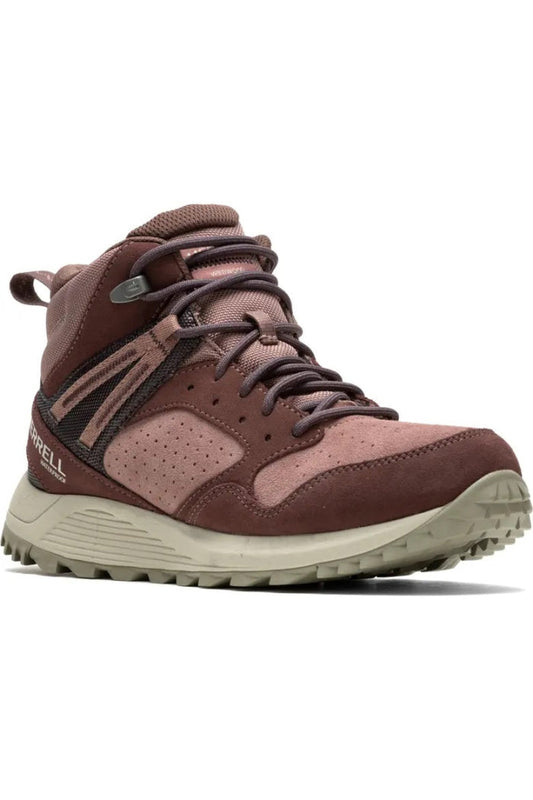 WOMEN'S MERRELL WILDWOOD MID LTR WATERPROOF BOOT