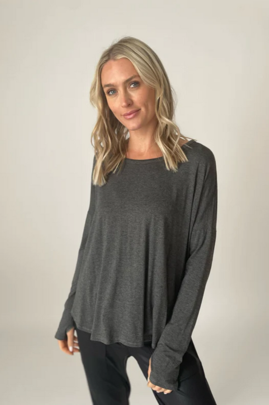 Stevie Crew Neck Long Sleeve Top