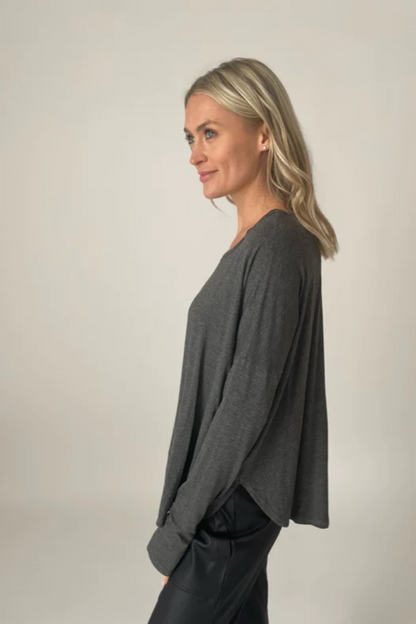 Stevie Crew Neck Long Sleeve Top