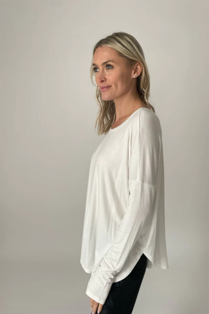 Stevie Crew Neck Long Sleeve Top