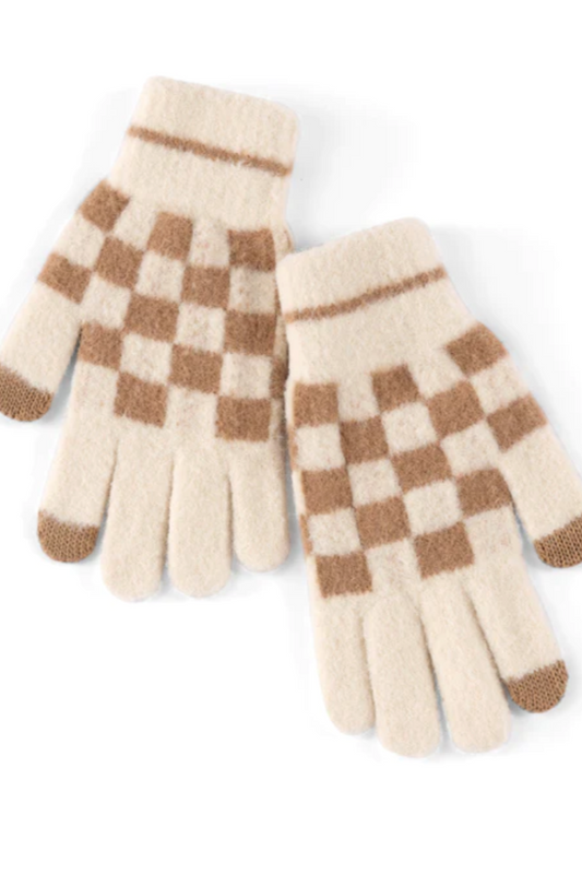 Tanner Check Gloves