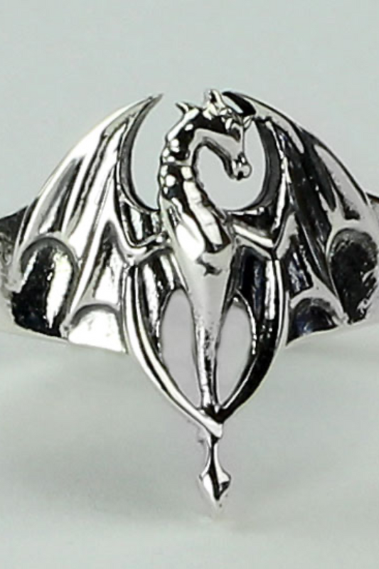 Silver Dragon Magic Ring