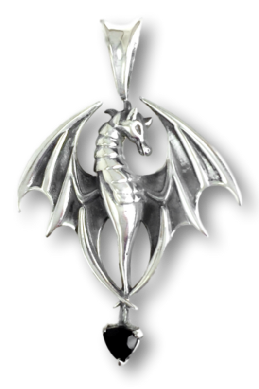 Silver Dragon Magic Pendant