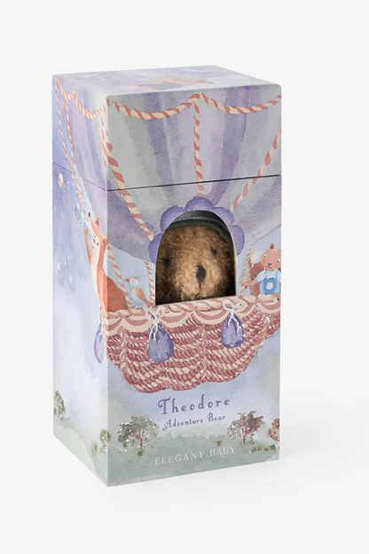 THEODORE THE ADVENTURE BEAR TOY IN GIFT BOX