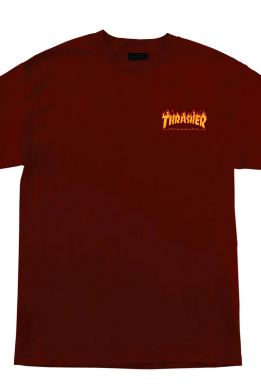 Thrasher Flame Dot SS Heavyweight T-Shirt