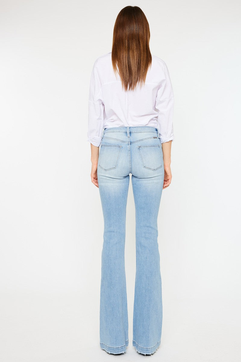 All The Rage Mid Rise Denim Flare