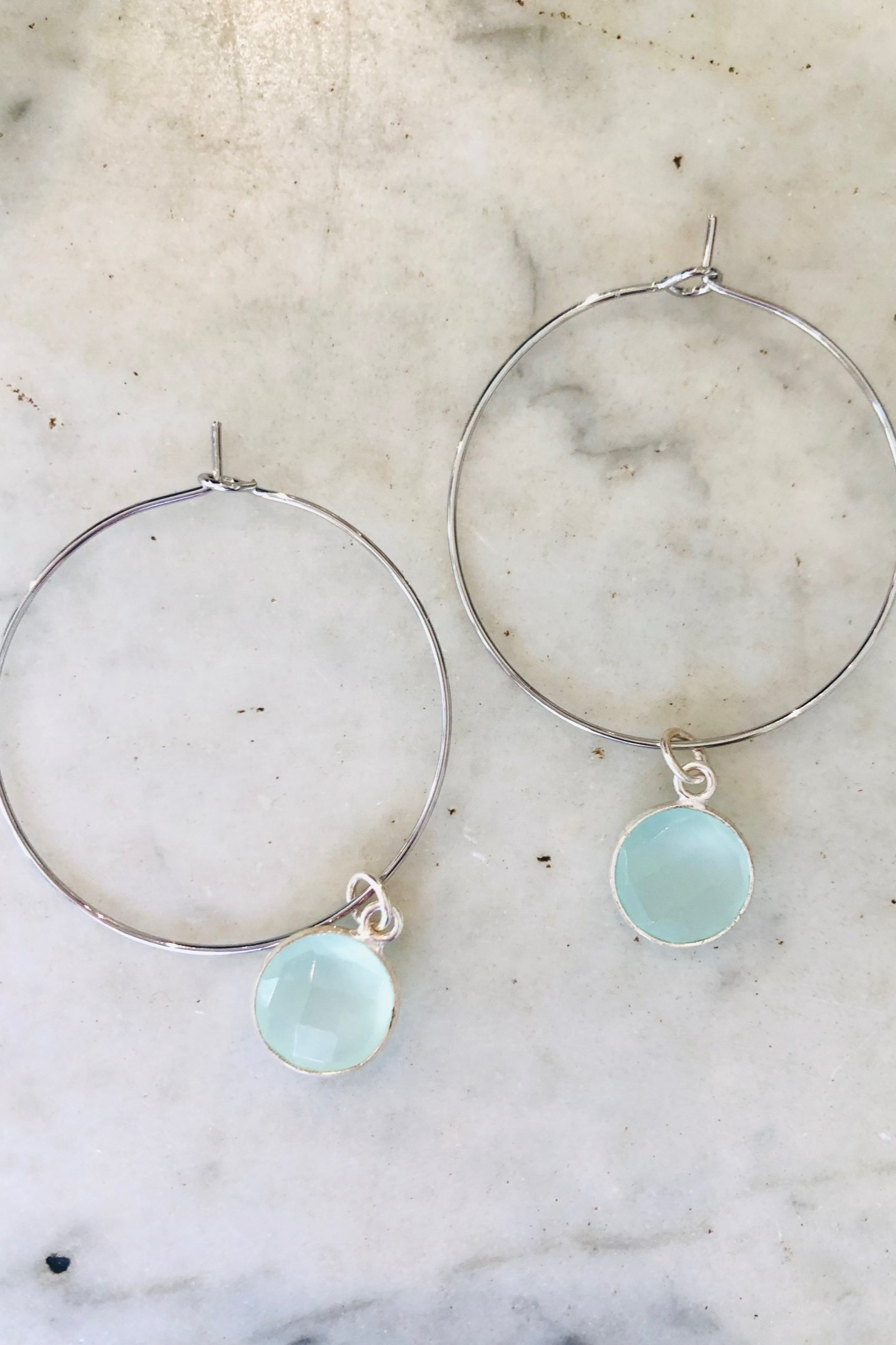 1" Mini Hoops ~ Round Gem-MD