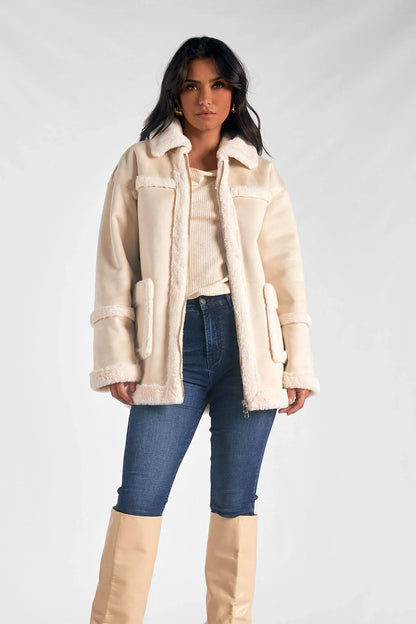 3/4 Sherpa Jacket