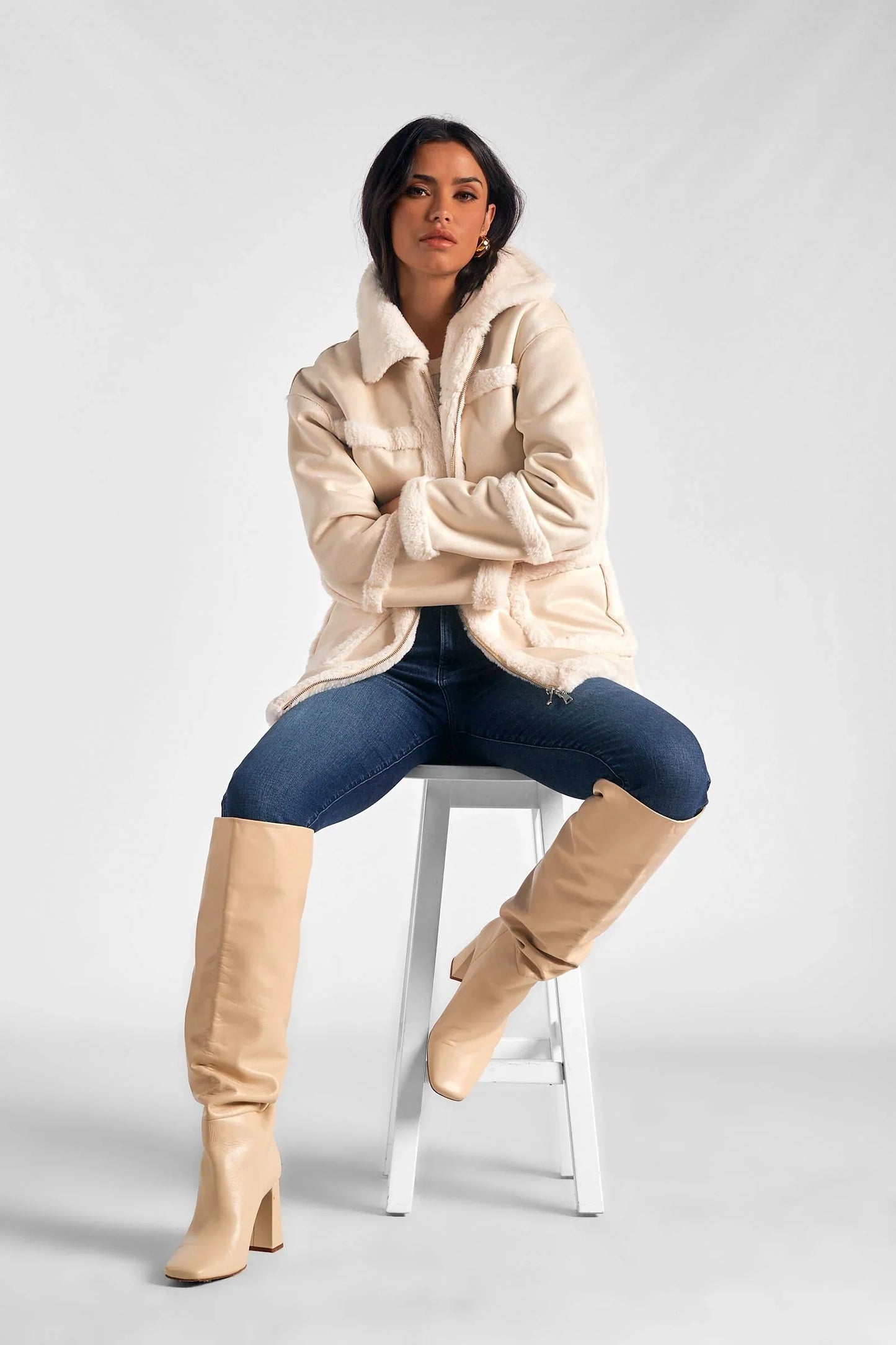 3/4 Sherpa Jacket
