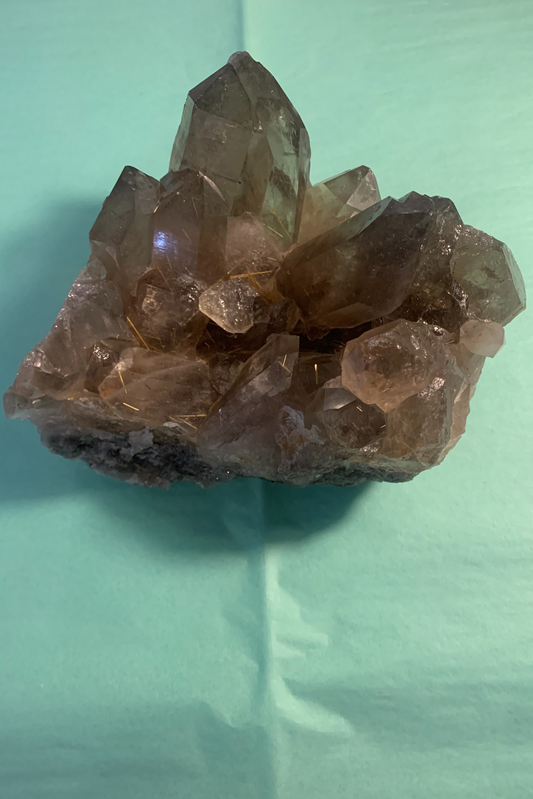 Smoky Rutile Cluster