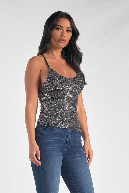 Sequin Tank Top