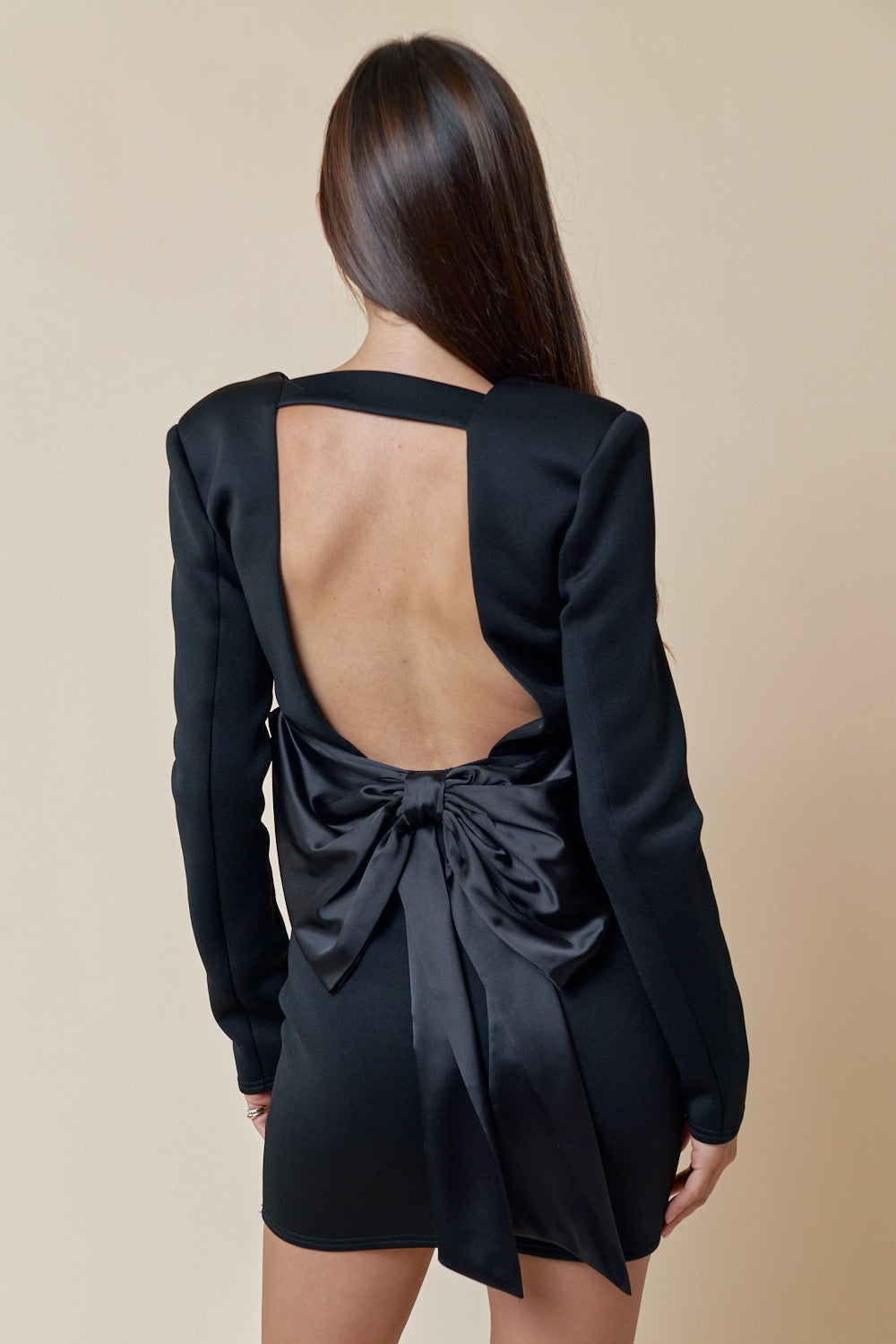 Bow Detail Mini Dress